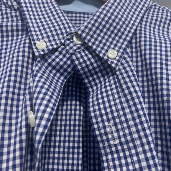 IZOD Classic Mens Classic Fit Long Sleeve Plaid Button-Down Shirt - Picture 4 of 9